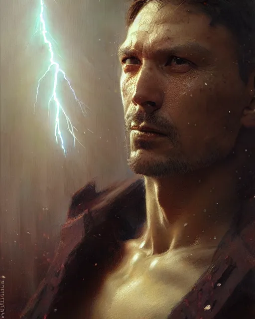 Image similar to a half body portrait of docm 7 7, high detail, cleary see face, by gaston bussiere, bussiere rutkowski andreas rocha, bayard wu, greg rutkowski, odd nerdrum, maxim verehin, dan dos santos, masterpiece, sharp focus, cinematic lightning