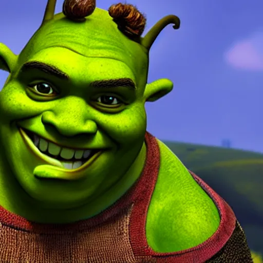 Prompt: Shrek