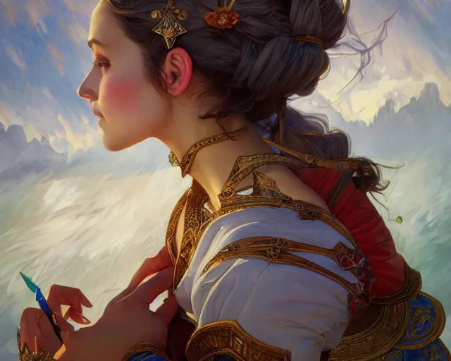 Image similar to photography of david burliuk, deep focus, d & d, fantasy, intricate, elegant, highly detailed, digital painting, artstation, concept art, matte, sharp focus, illustration, hearthstone, art by artgerm and greg rutkowski and alphonse mucha