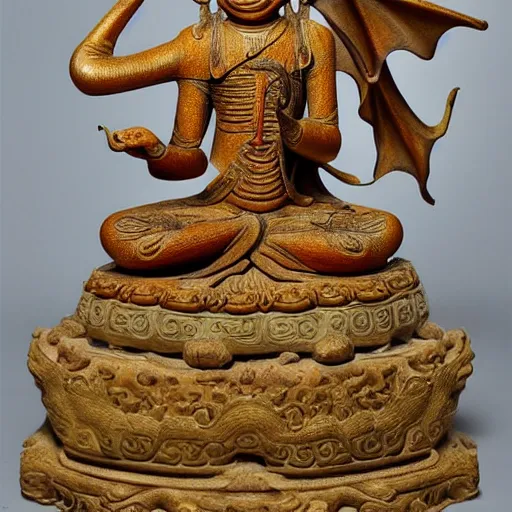 Image similar to dragon statue, buddhism, made in tang dynasty