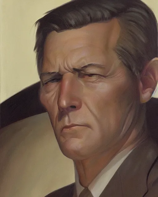 Image similar to rhett sarlin, portrait by ralph mcquarrie