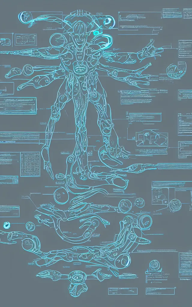 Image similar to alien glyphs hierarchical outline diagram with translucent overlay panel showing well designed futuristic software user interface for movie, great composition and information design, concept art, cinematic, trending on artstation, 4 k