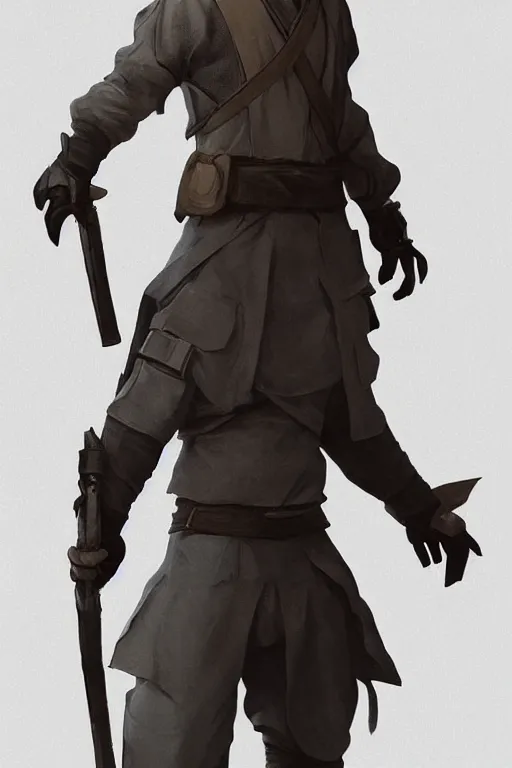 Image similar to a beautiful fullbody portrait of a cute male ninja by kuang hong. artstation, pinterest, ambient occlusion, volumetric light, digital art, highly detailed, fine detail, complex fantasy character, rendered in octane
