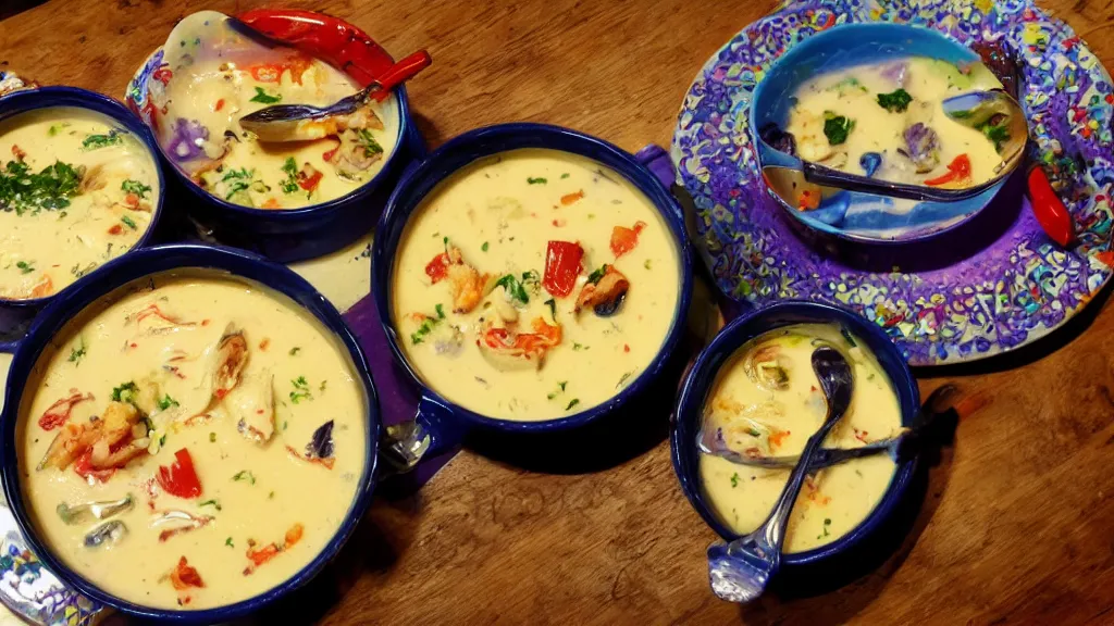 Image similar to fauvism smartest chowder nightmare