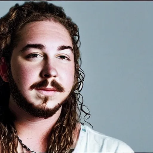 Image similar to post Malone without tattoos