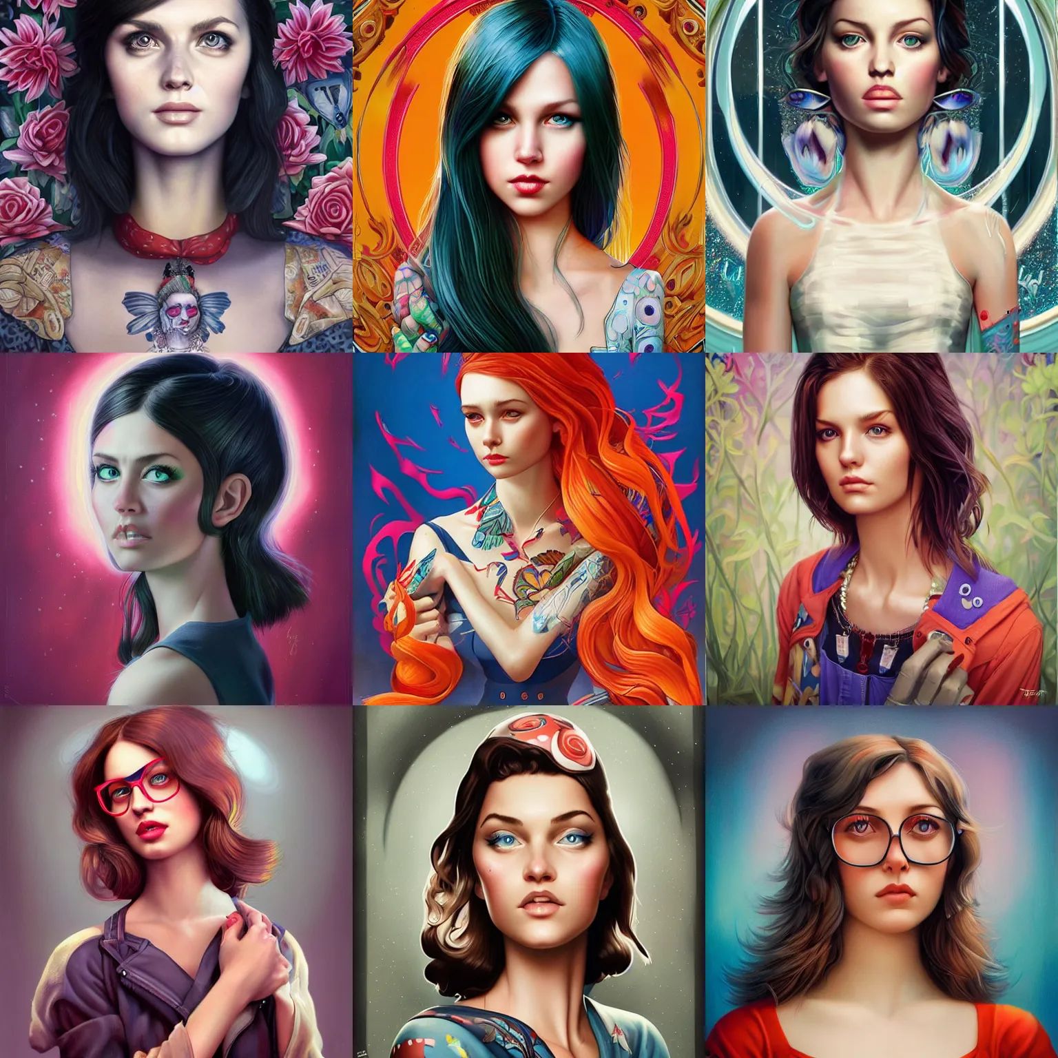 Prompt: sarah down finder portrait, Pixar style, by Tristan Eaton Stanley Artgerm and Tom Bagshaw.