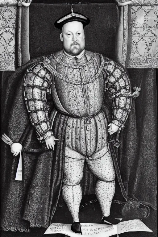 Image similar to photo of king henry viii