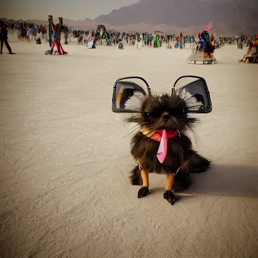 Image similar to Gizmo at burning man, photograph