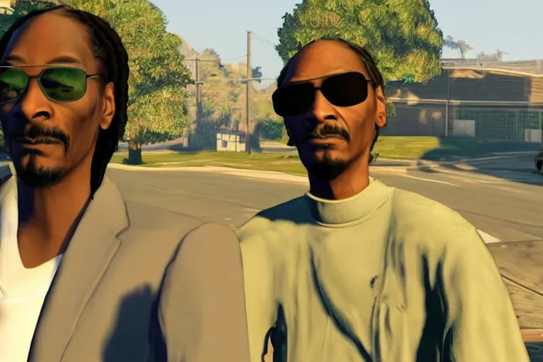 Image similar to snoop dogg on gta 5