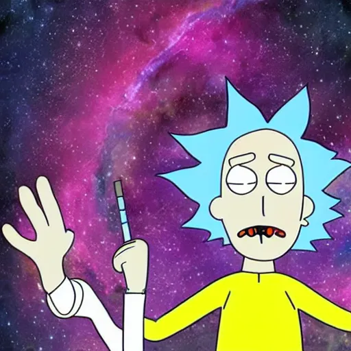 Image similar to Albert Einstein In Rick and Morty digital art 4k detailed super realistic