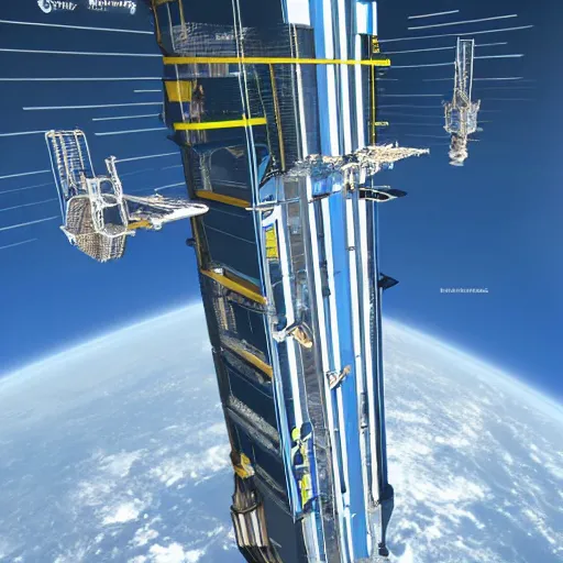 Image similar to space elevator