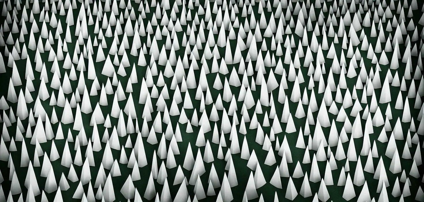 Image similar to origami forest by brian miller