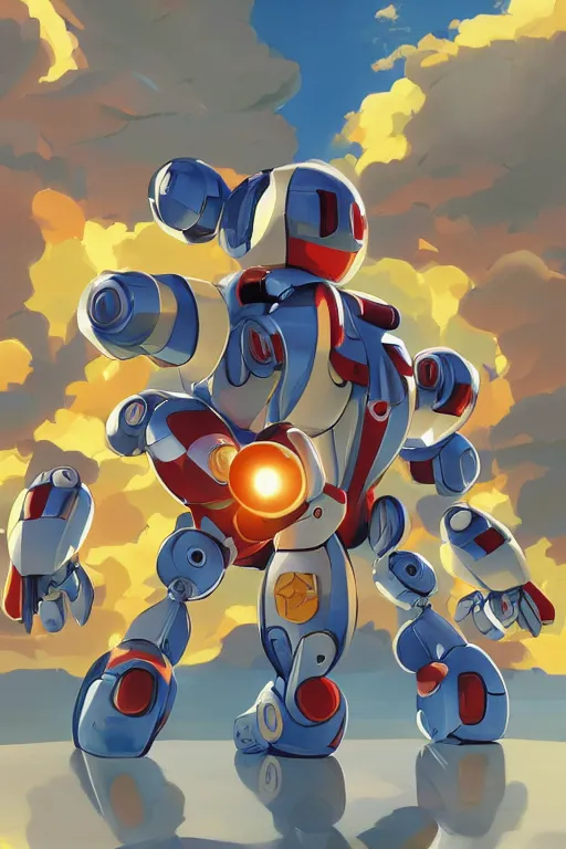 Image similar to metabots medabots medarotto medarot robot minimalist comics, behance hd by jesper ejsing, by rhads, makoto shinkai and lois van baarle, ilya kuvshinov, rossdraws global illumination ray tracing hdr radiating a glowing aura