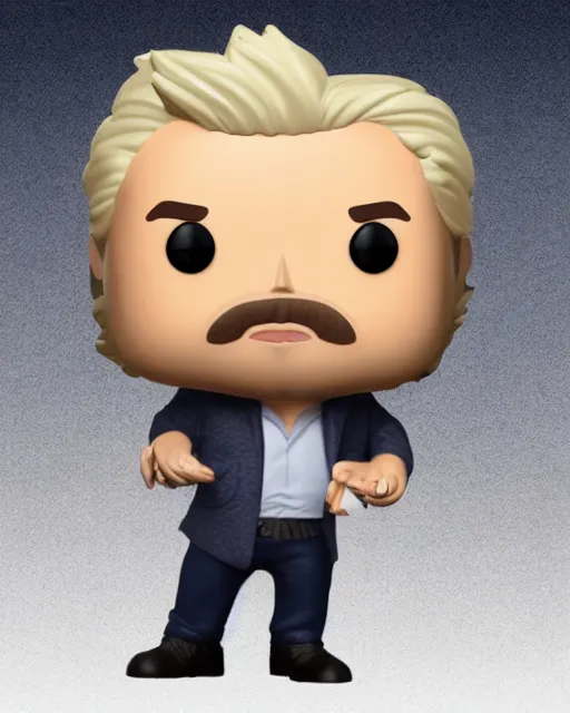 Image similar to Gary Busey Funko Pop. Photographic, photography