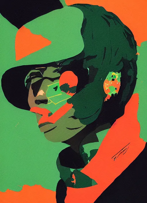 Image similar to profile picture by sachin teng x bape, marijuana, organic painting, asymmetrical, green, marijuana smoke, matte paint, hard edges, energetic