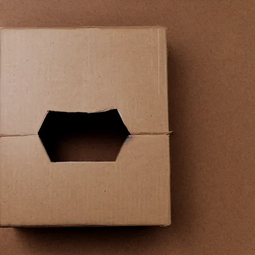 Image similar to fragile cardboard box, image white background, damaged box