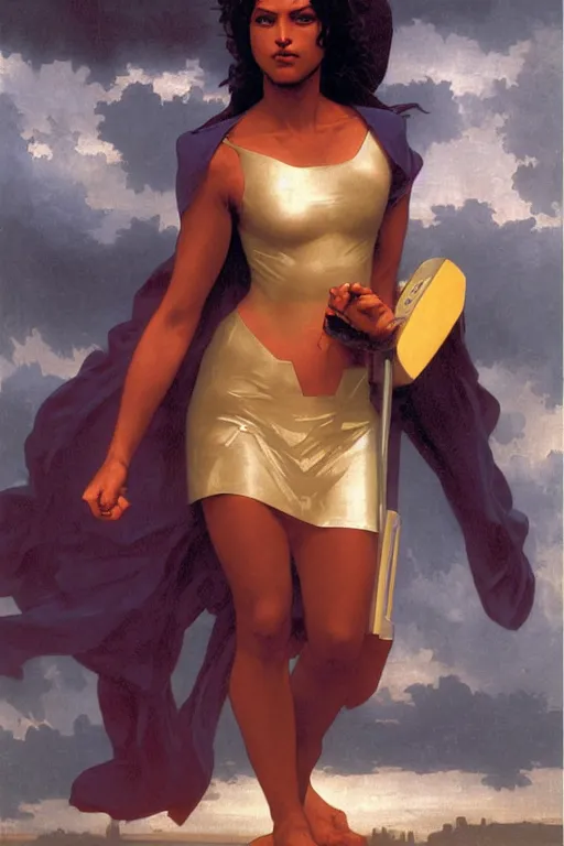 Image similar to Storm from the X-Men by William Adolphe Bouguereau