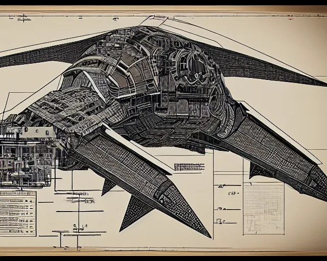 Image similar to a full page of a mechanical blueprint showing the interior of gamera, with a big head, muted colors, post grunge, studio ghibli, hq,