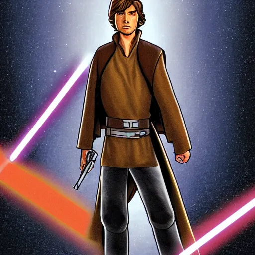 Prompt: jacen solo, jedi from star wars legends books