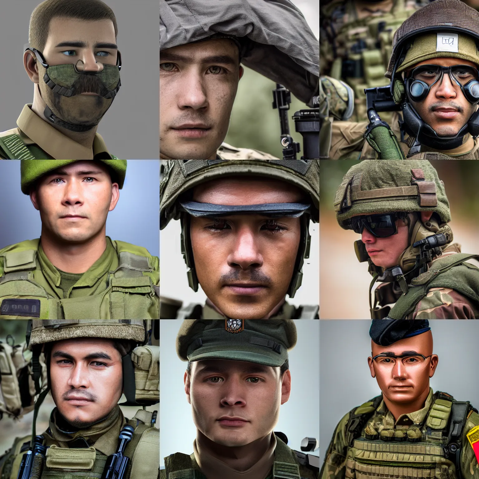 Prompt: detailed portrait photo of PMC operator 85mm blackwater male