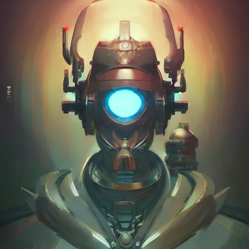 Image similar to a portrait of a cybernetic samurai, cyberpunk concept art by pete mohrbacher and wlop and artgerm and josan gonzales, digital art, highly detailed, intricate, sci-fi, sharp focus, Trending on Artstation HQ, deviantart, unreal engine 5, 4K UHD image