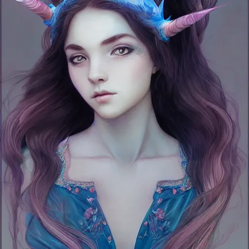 Image similar to Vaporeon Gajinka human girl , highly detailed, digital pencil painting, sharp focus, illustration, art by artgerm and greg rutkowski and alphonse mucha