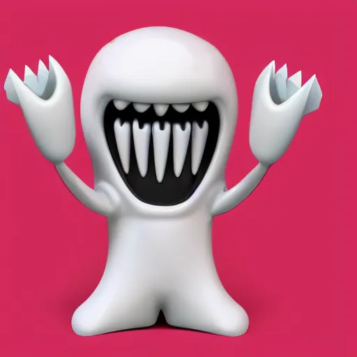 Image similar to clipart of toothy, the cute toothbrush character, nightmare fuel, deviantart, 8 k