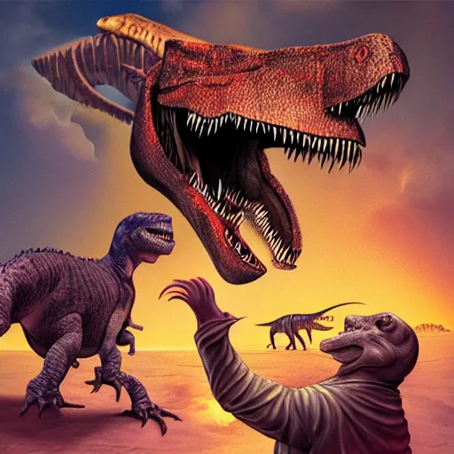 Image similar to the death of the dinosaurs