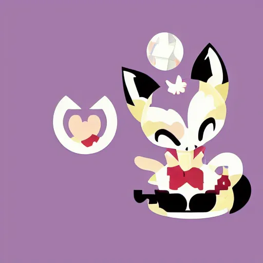 Image similar to fox maid, pixta. jp, vector,