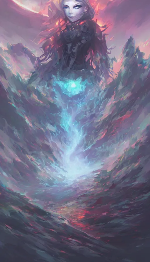 Prompt: the end of the world, by ross tran