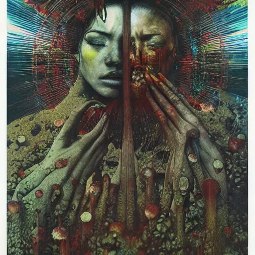 Image similar to realistic detailed image of the Holy War, Neo-Gothic, gothic, rich deep colors. Beksinski painting, part by Adrian Ghenie and Gerhard Richter. art by Takato Yamamoto. masterpiece