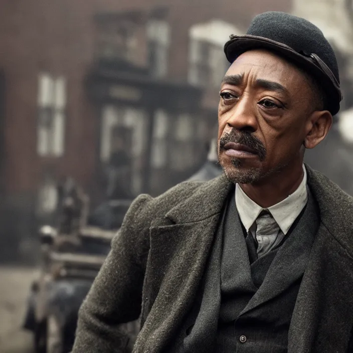 Image similar to Ana de Armas played by Giancarlo esposito in peaky blinders, 4k,