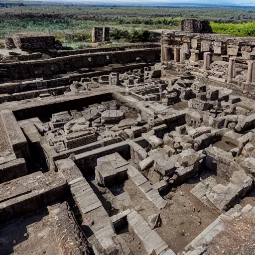 Image similar to Ruins of an walmart Temple in mesopotanian ancient city, walmart temple, award winning photo