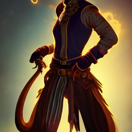 Prompt: fantasy game portrait of a tiefling bard doing a cool pose, sharp, Detail, detailed face,4k, cinematic lighting, in the style of Pablo olivera