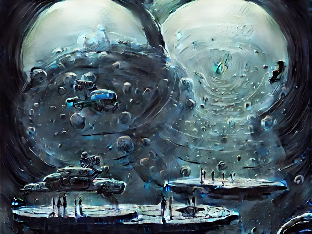 Prompt: highly detailed concept art of life on the new earth, retrofuturistic, an ultrafine detailed painting, trending on deviantart, neo surrealism, sharp focus, octane, masterpiece, art by miguel alandia pantoja