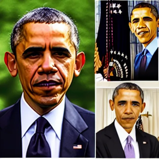 Image similar to photo of obama dressed as yoshikage kira