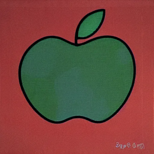 Prompt: square large apple