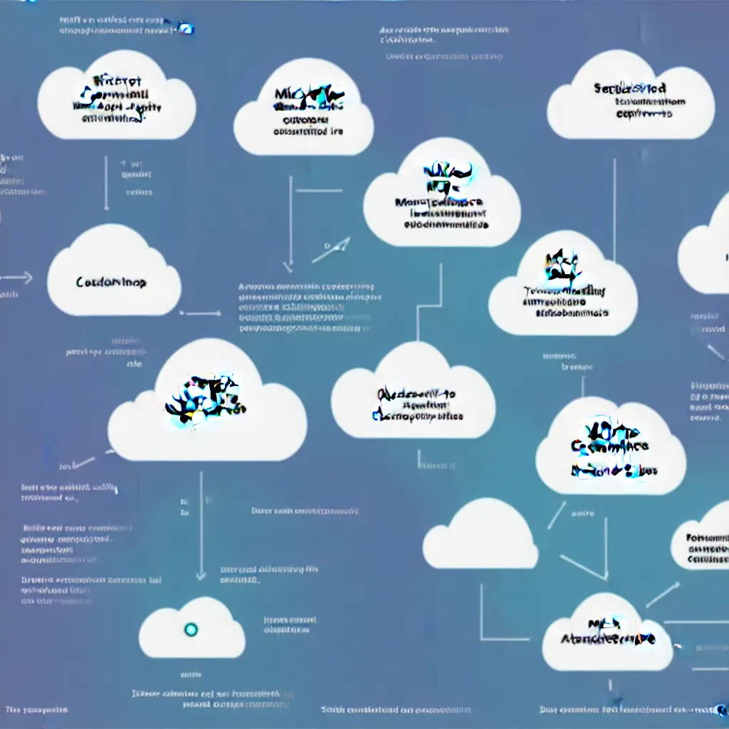 Prompt: a simple micro-service deployed to a public cloud , presented at keynote by CEO, trending on Artstation, by Visual Capitalist