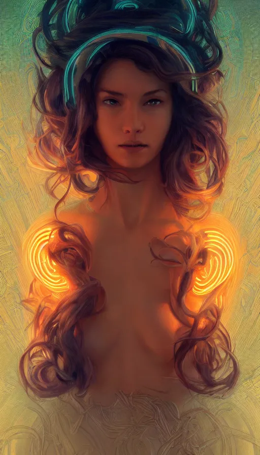 Image similar to mythology, neon, Moors vol.1 Photo Reference Pack For Artists artstation, fibonacci, sweat drops, insane, pinup, intricate, highly detailed, digital painting, artstation, concept art, smooth, sharp focus, illustration, Unreal Engine 5, 8K, art by artgerm and greg rutkowski and alphonse mucha