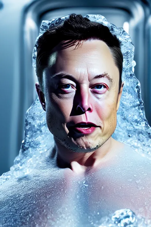 Image similar to 4 k film still, elon musk as iceman, 2 6 mm