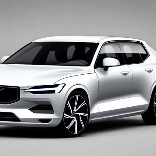 Prompt: Volvo 480 if it were manufactured in the 2022 production year, 2022 Volvo 480 with pop up headlights, wide angle exterior 2022