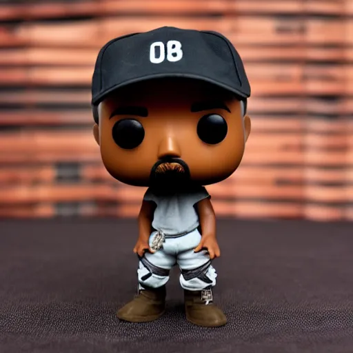 Prompt: Kanye West Funko Pop