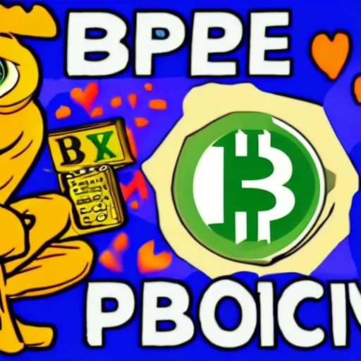 Prompt: pepe love crypto, trading, bitcoin