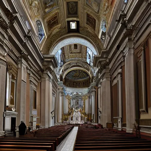 Image similar to what is the vatican church hiding, photorealistic