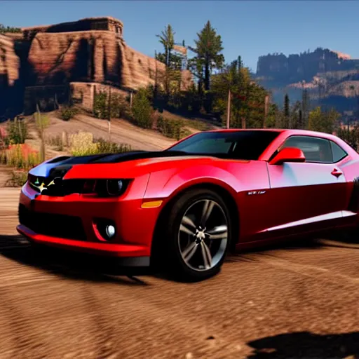 Image similar to 2 0 1 3 chevrolet camaro ss in red dead redemption 2