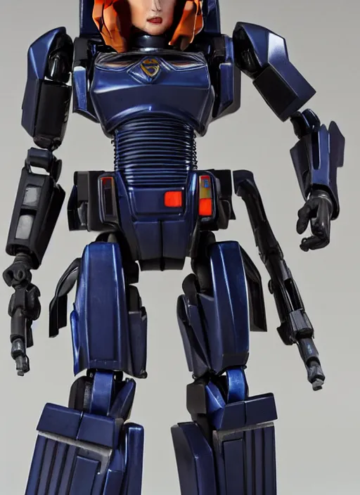 Image similar to Transformers Dana Scully action figure from Transformers: Robots in Disguise (2015), symmetrical details, by Hasbro, Takaratomy, tfwiki.net photography, product photography, official media