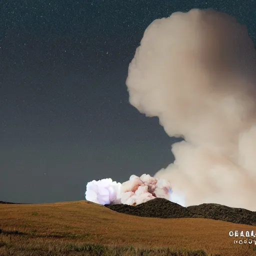Image similar to elon musk exhaling the universe as a smoke cloud, award winning composite photography