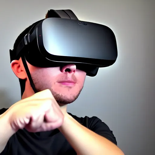 Image similar to next-gen oculus quest unboxing