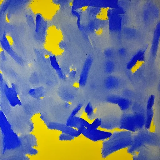Prompt: Azure by Yves Klein
