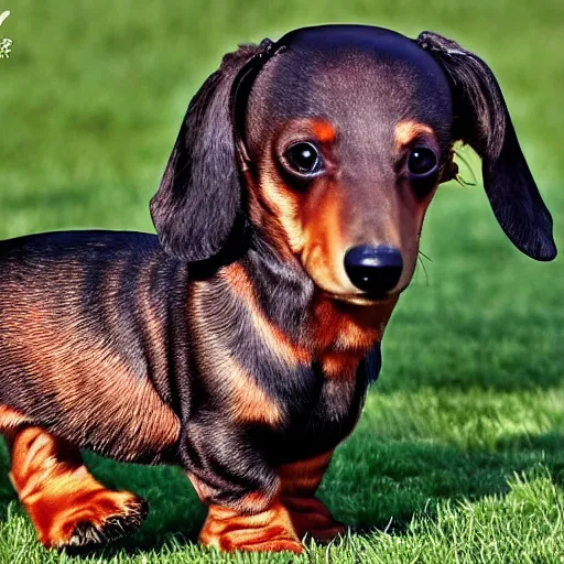 Prompt: dachshund bear hybrid, ultra realistic, 4k, high definition,